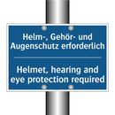 Helm-, Gehör- und Augenschutz /.../ - Helmet, hearing and eye protection /.../