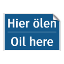 Hier ölen - Oil here