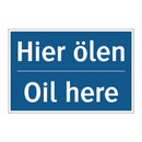 Hier ölen - Oil here