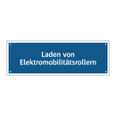 Laden von Elektromobilitätsrollern