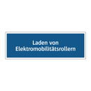 Laden von Elektromobilitätsrollern