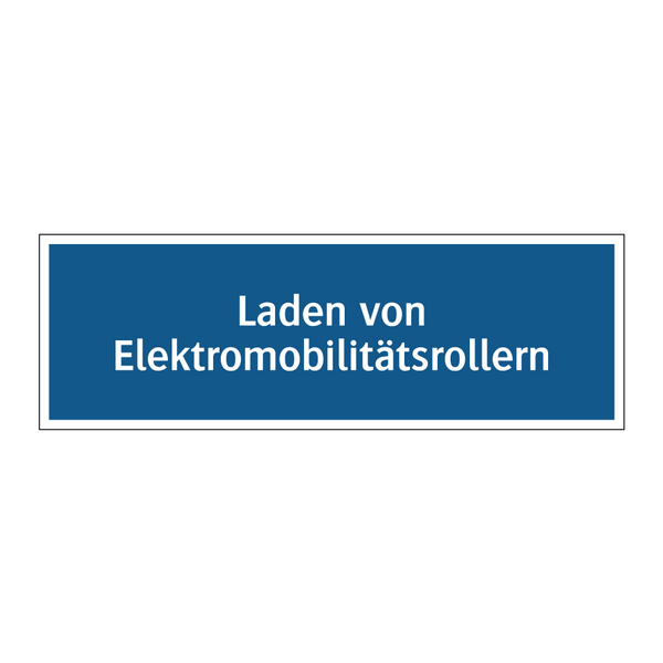 Laden von Elektromobilitätsrollern