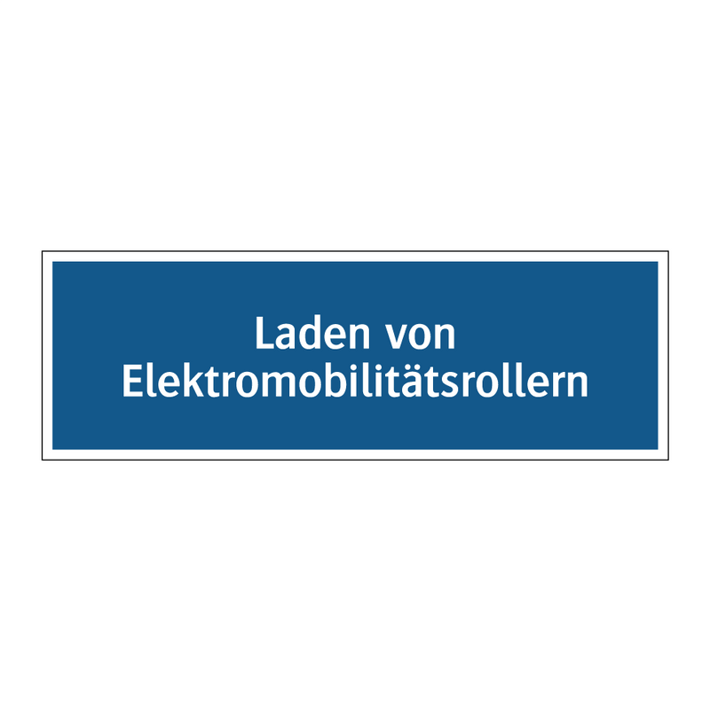 Laden von Elektromobilitätsrollern