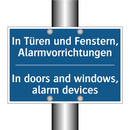 In Türen und Fenstern, Alarmvorrichtungen/.../ - In doors and windows, alarm devices/.../
