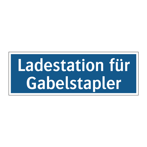 Ladestation für Gabelstapler