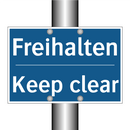 Freihalten - Keep clear