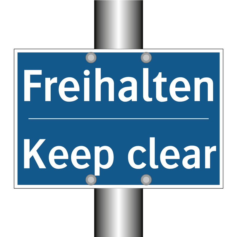 Freihalten - Keep clear
