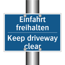 Einfahrt freihalten - Keep driveway clear