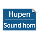 Hupen - Sound horn