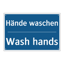 Hände waschen - Wash hands