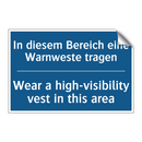 In diesem Bereich eine Warnweste /.../ - Wear a high-visibility vest in /.../