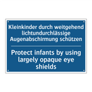 Kleinkinder durch weitgehend lichtundurchlässige /.../ - Protect infants by using largely /.../