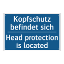 Kopfschutz befindet sich - Head protection is located