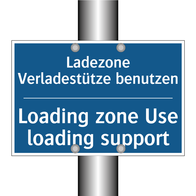 Ladezone Verladestütze benutzen/.../ - Loading zone Use loading support/.../