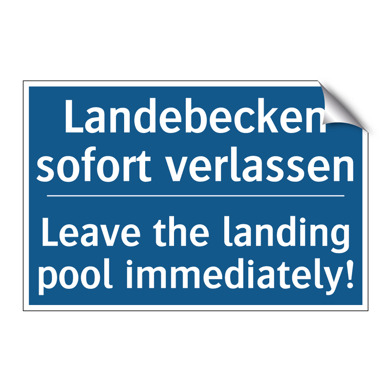 Landebecken sofort verlassen - Leave the landing pool immediately!/.../