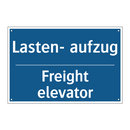 Lasten- aufzug - Freight elevator