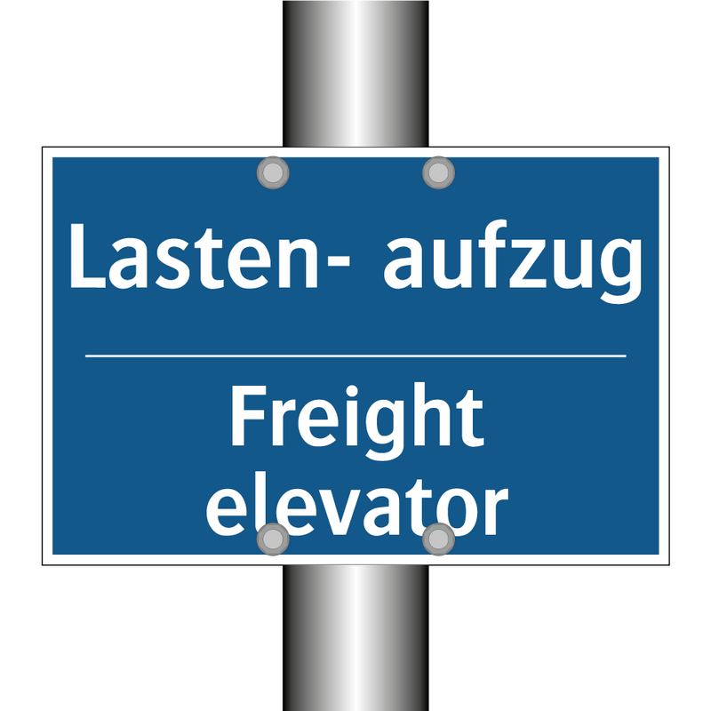 Lasten- aufzug - Freight elevator