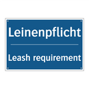 Leinenpflicht - Leash requirement