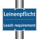 Leinenpflicht - Leash requirement