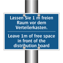 Lassen Sie 1 m freien Raum vor /.../ - Leave 1m of free space in front /.../