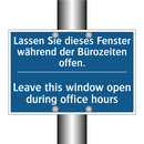 Lassen Sie dieses Fenster während /.../ - Leave this window open during /.../