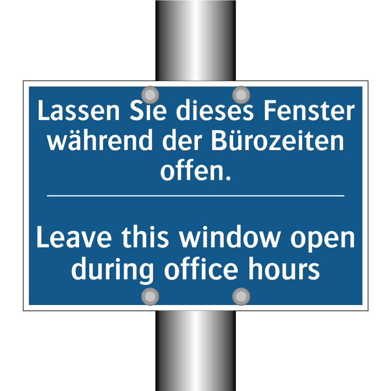 Lassen Sie dieses Fenster während /.../ - Leave this window open during /.../