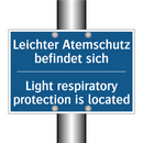 Leichter Atemschutz befindet sich/.../ - Light respiratory protection is /.../