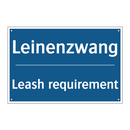 Leinenzwang - Leash requirement