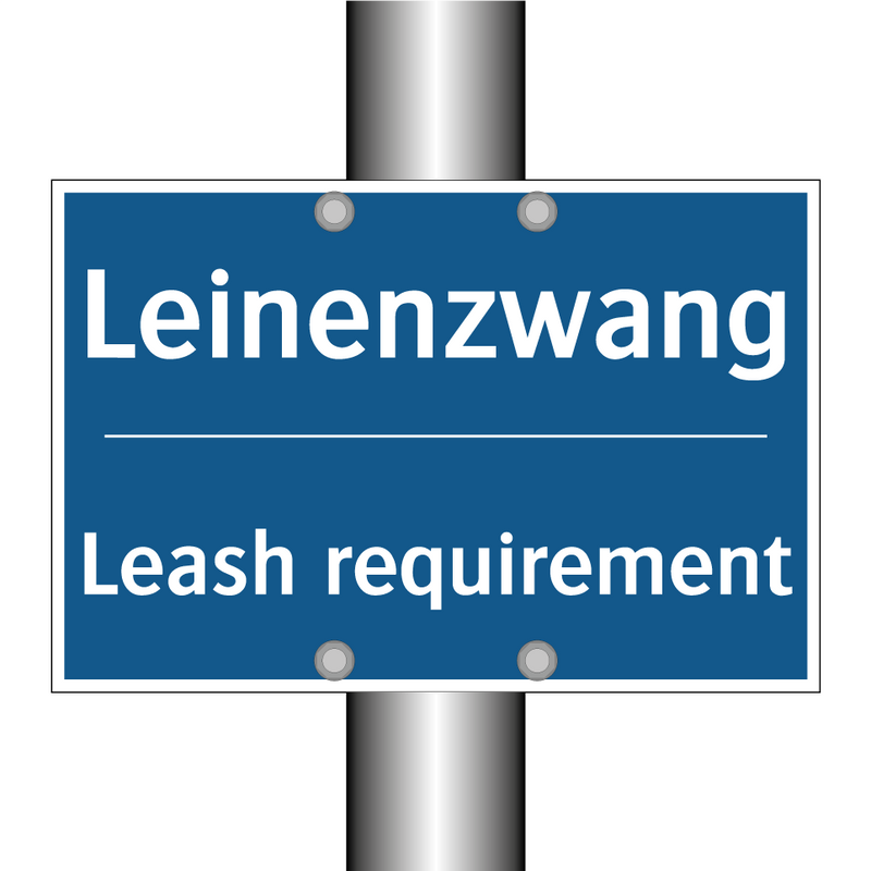 Leinenzwang - Leash requirement