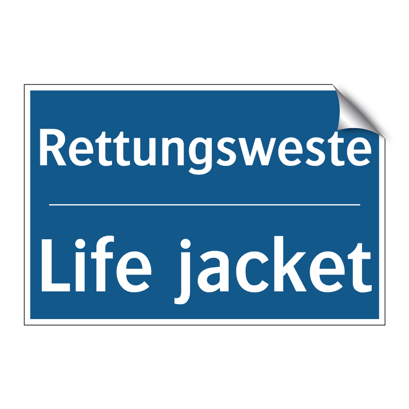 Rettungsweste - Life jacket