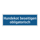 Hundekot beseitigen obligatorisch