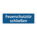 Feuerschutztür schließen