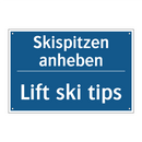 Skispitzen anheben - Lift ski tips
