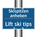 Skispitzen anheben - Lift ski tips