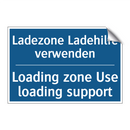 Ladezone Ladehilfe verwenden - Loading zone Use loading support/.../