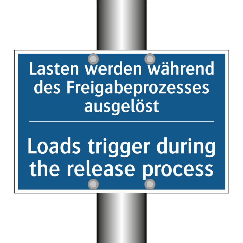 Lasten werden während des Freigabeprozesses /.../ - Loads trigger during the release /.../
