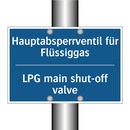 Hauptabsperrventil für Flüssiggas/.../ - LPG main shut-off valve