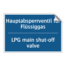Hauptabsperrventil für Flüssiggas/.../ - LPG main shut-off valve