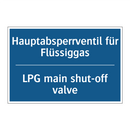 Hauptabsperrventil für Flüssiggas/.../ - LPG main shut-off valve