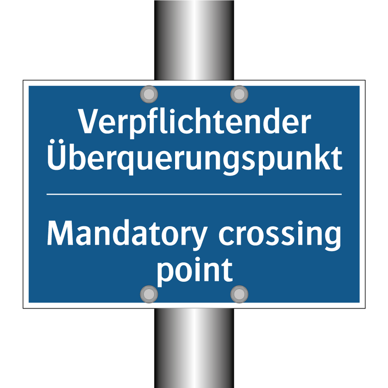 Verpflichtender Überquerungspunkt/.../ - Mandatory crossing point