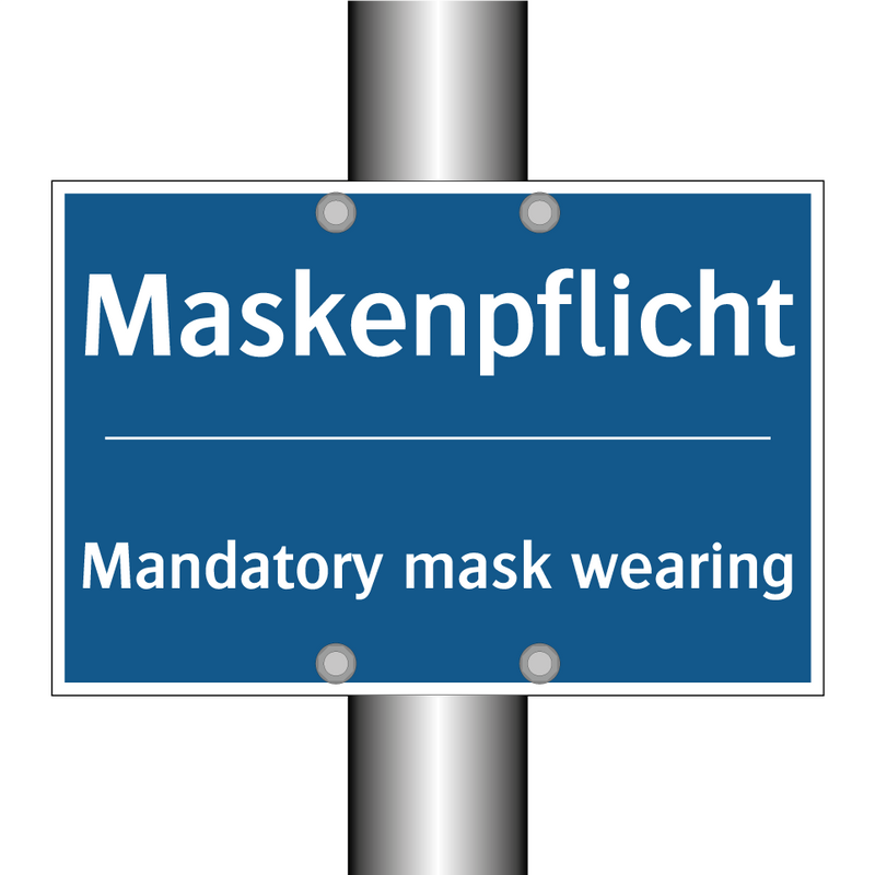Maskenpflicht - Mandatory mask wearing