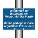 Vorschriften zur Entsorgung von /.../ - Marine garbage disposal regulations /.../