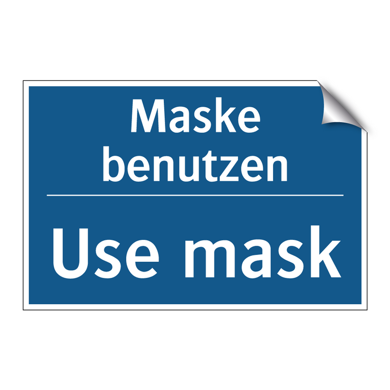 Maske benutzen - Use mask