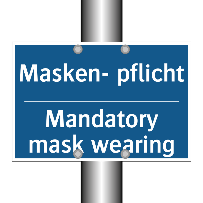 Masken- pflicht - Mandatory mask wearing