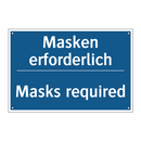 Masken erforderlich - Masks required