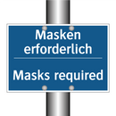 Masken erforderlich - Masks required