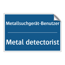 Metallsuchgerät-Benutzer - Metal detectorist