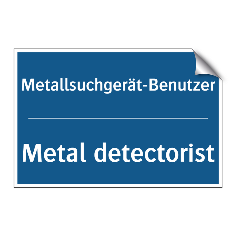 Metallsuchgerät-Benutzer - Metal detectorist