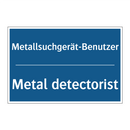 Metallsuchgerät-Benutzer - Metal detectorist