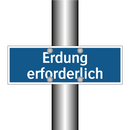 Erdung erforderlich